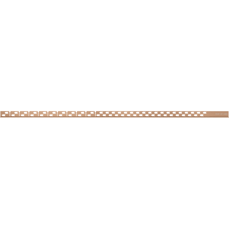 Mexen Line-B πλαϊνή λωρίδα πατώματος 120 cm αριστερή, βουρτσισμένος χαλκός