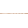 Mexen Line-B Bodenfliesen-Schrägprofil 120 cm links, gebürstetes Kupfer - 186501120L