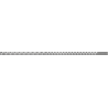 Mexen Line-B afsluitprofiel vloer 120 cm links, gun grijs geborsteld - 186601120L