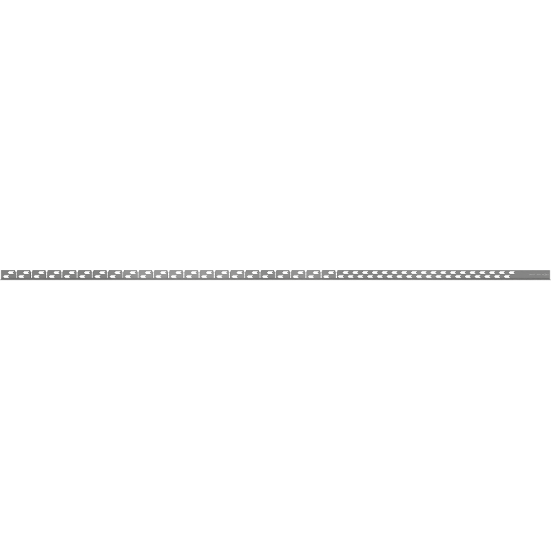 Mexen Line-B πλαϊνή λίστα δαπέδου 180 cm αριστερή, gun gray βουρτσισμένο - 186601180L