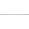 Mexen Line-B vloeraflopende lijst 180 cm links, geborsteld gun grijs - 186601180L