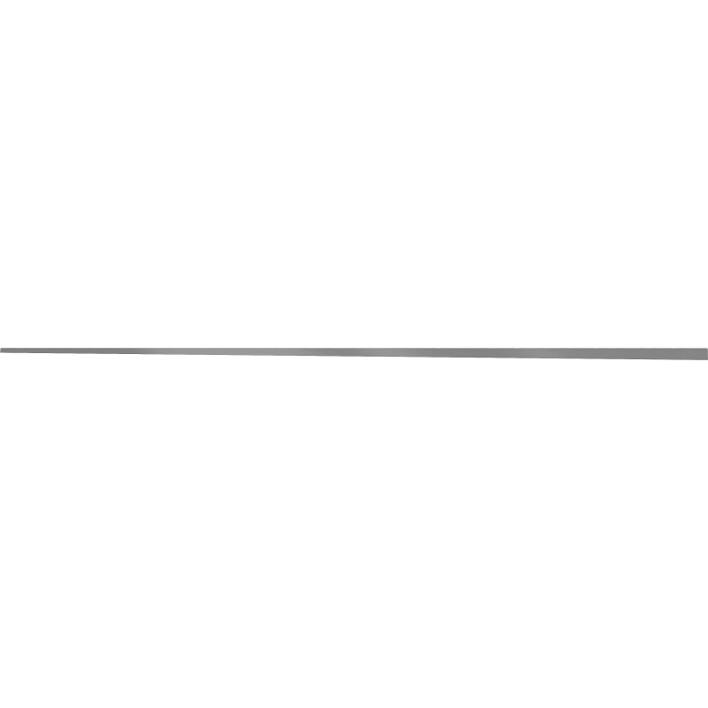 Mexen Line-B Abfallende Bodenleiste 180 cm links, gun grau gebürstet - 186601180L