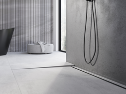 Mexen Line-B πλαϊνή λίστα δαπέδου 180 cm αριστερή, gun gray βουρτσισμένο - 186601180L
