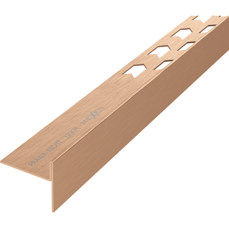 Mexen Line-B lattian vino lista 120 cm oikea, harjattu kupari - 186501120R