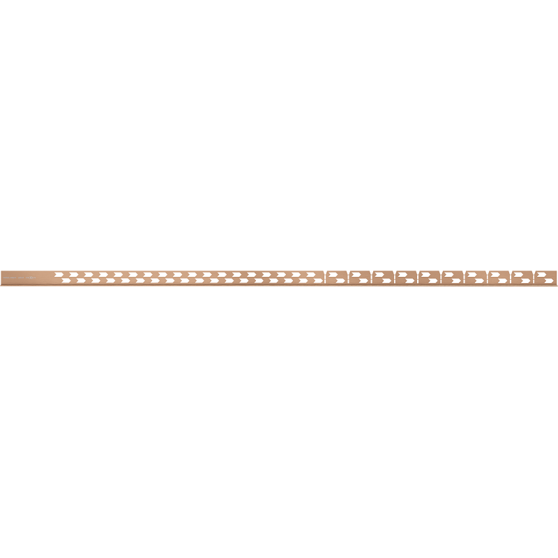Mexen Line-B listwa spadkowa podłogowa 120 cm prawa, miedź szczotkowana - 186501120R