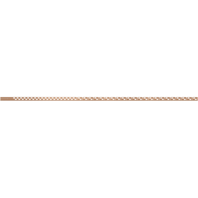 Mexen Line-B listwa spadkowa podłogowa 180 cm prawa, miedź szczotkowana - 186501180R