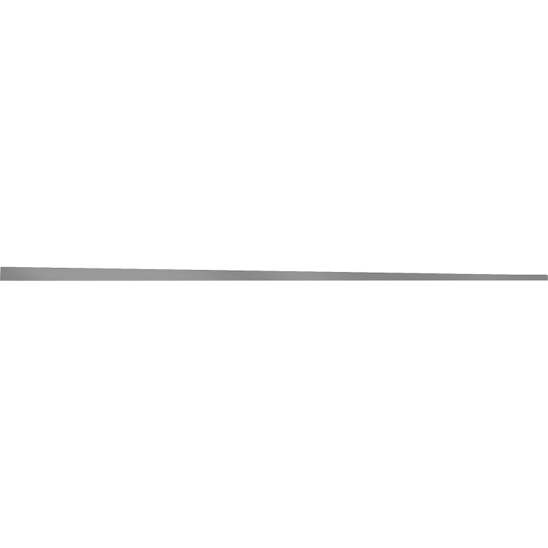 Mexen Line-B listón de pendiente de suelo 120 cm derecha, gris metalizado cepillado - 186601120R