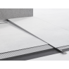 Mexen Line-B lattian kaltevalista 120 cm oikea, harjattu gun gray - 186601120R