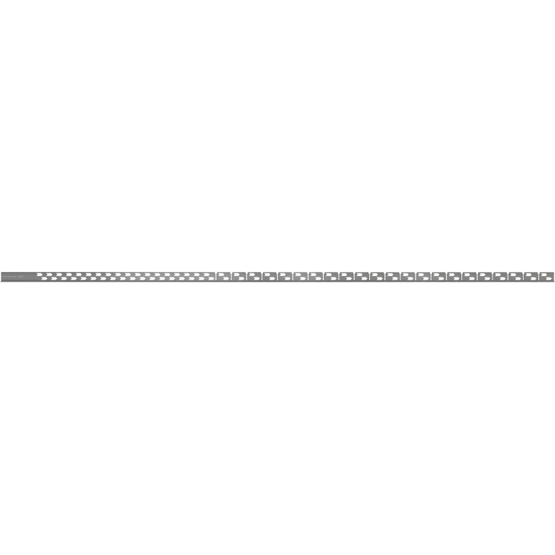 Mexen Line-B Fußboden-Abschlussleiste 180 cm rechts, gebürstet Gun Gray - 186601180R