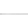 Mexen Line-B rodapé em declive para chão 180 cm direito, cinza escovado - 186601180R