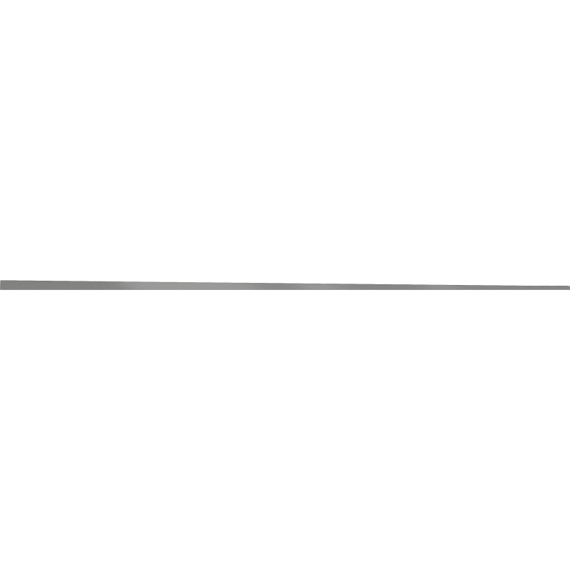 Mexen Line-B rodapé em declive para chão 180 cm direito, cinza escovado - 186601180R