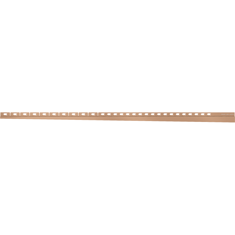 Mexen Line-B πλαϊνή λωρίδα τοίχου 120 cm αριστερή, χαλκός βουρτσισμένος