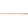 Mexen Line-B Wandabschlussschiene 180 cm links, gebürstetes Kupfer - 186502180L