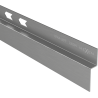 Mexen Line-B rodapé inclinável de parede 120 cm esquerda, gun gray escovado - 186602120L