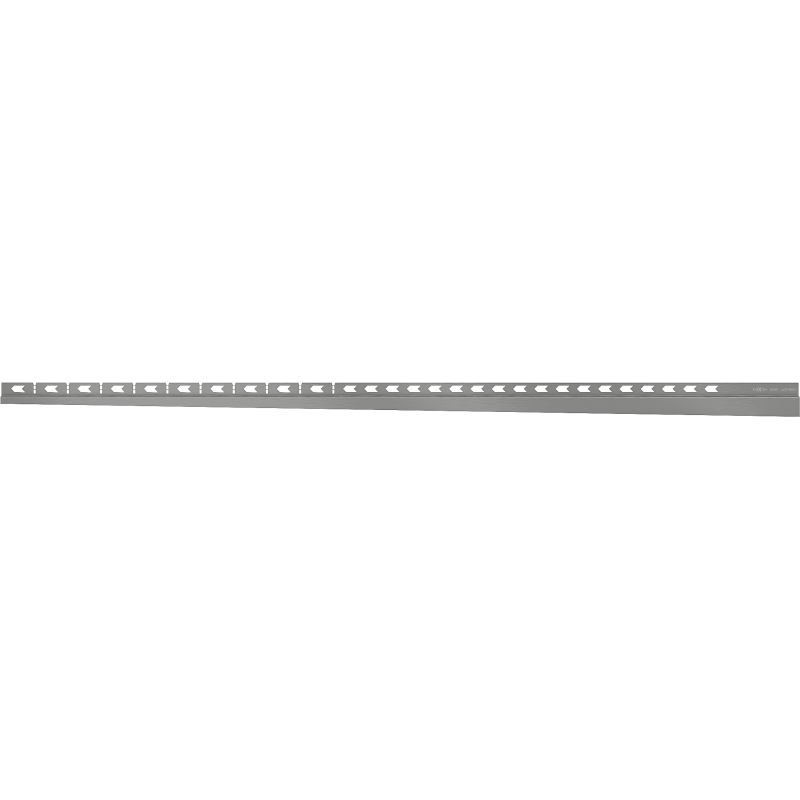 Mexen Line-B listwa spadkowa przyścienna 120 cm lewa, gun gray szczotkowany - 186602120L