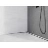 Mexen Line-B borde descendente adosado a la pared 120 cm izquierdo, gris pistola cepillado - 186602120L