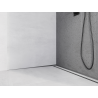 Mexen Line-B rodapé inclinável de parede 120 cm esquerda, gun gray escovado - 186602120L