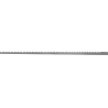 Mexen Line-B rodapé inclinado de parede 180 cm esquerdo, cinza metalizado escovado - 186602180L