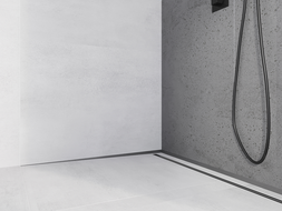 Mexen Line-B plinthe murale gauche 180 cm, gris canon brossé - 186602180L