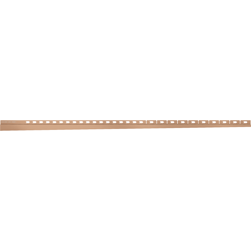 Mexen Line-B muurlijst van 120 cm rechts, geborsteld koper - 186502120R