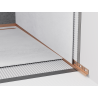 Mexen Line-B seinäviiste 120 cm oikea, harjattu kupari - 186502120R