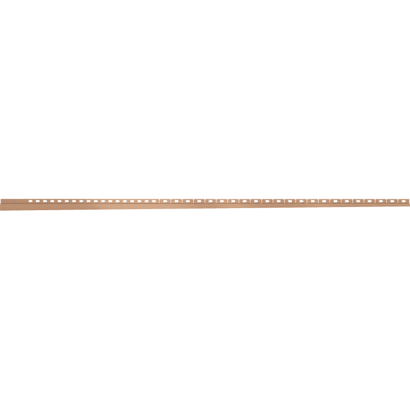 Mexen Line-B πλάκα απορροής τοίχου 180 cm δεξιά, χαλκός βουρτσισμένος - 186502180R
