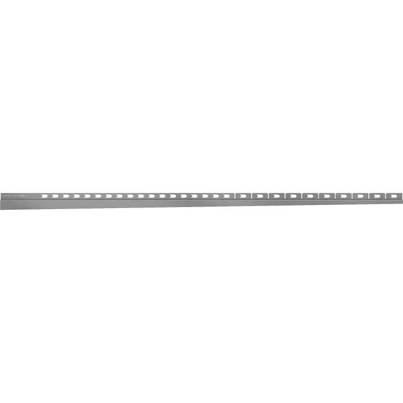 Mexen Line-B moldura inclinada junto à parede 120 cm direita, gun gray escovado - 186602120R