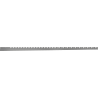 Mexen Line-B listwa spadkowa przyścienna 120 cm prawa, gun gray szczotkowany - 186602120R
