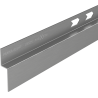 Mexen Line-B listón perimetral descendente de pared 180 cm derecha, gris pistola cepillado - 186602180R