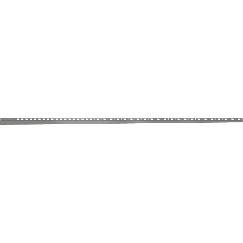 Mexen Line-B guarnição inclinada de parede 180 cm direita, cinza arma escovado - 186602180R