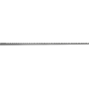 Mexen Line-B listón perimetral descendente de pared 180 cm derecha, gris pistola cepillado - 186602180R