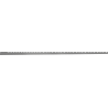 Mexen Line-B listwa spadkowa przyścienna 180 cm prawa, gun gray szczotkowany - 186602180R