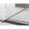 Mexen Line-B λοξό κανάλι για γυαλί 120 cm αριστερό, χρυσό - 185004120L