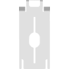 Mexen Uni clip di fissaggio superiore - C9907-03