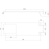 Mexen Uni clip de fixation inférieur - C9907-04