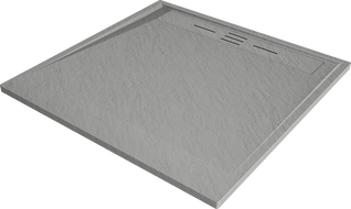 Mexen Amon brodzik kwadratowy SMC 100 x 100 cm, szary - 4F611010