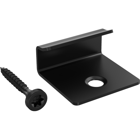Mexen UniBase klips montażowy startowy do deski tarasowej + wkręt 4 x 30 mm (10 szt.)  - C9908-01