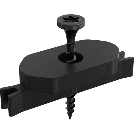 Mexen UniBase klips montażowy do deski tarasowej + wkręt 4 x 35 mm (50 szt.)  - C9908-02