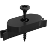Mexen UniBase klips montażowy do deski tarasowej + wkręt 4 x 35 mm (50 szt.)  - C9908-02