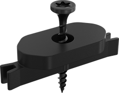 Mexen UniBase klips montażowy do deski tarasowej + wkręt 4 x 35 mm (50 szt.)  - C9908-02