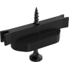 Mexen UniBase klips montażowy do deski tarasowej + wkręt 4 x 35 mm (50 szt.)  - C9908-02