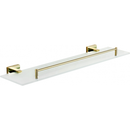 Mexen Arno estante de vidrio suspendido, dorado - 7020737-50