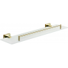 Mexen Arno estante de vidrio colgante, dorado - 7020737-50