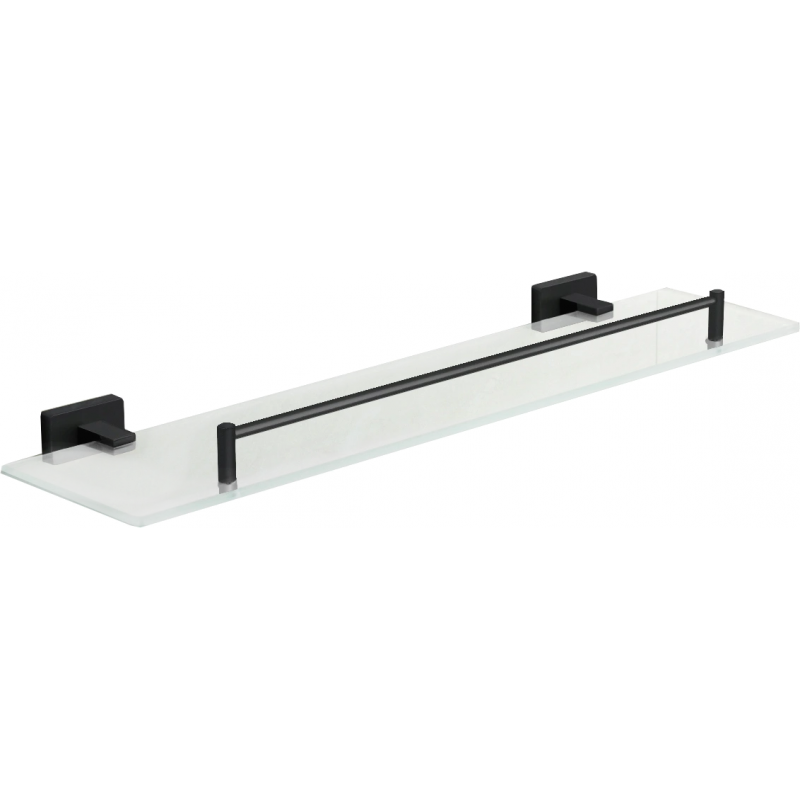 Mexen Arno hängande glasshylla, svart - 7020737-70