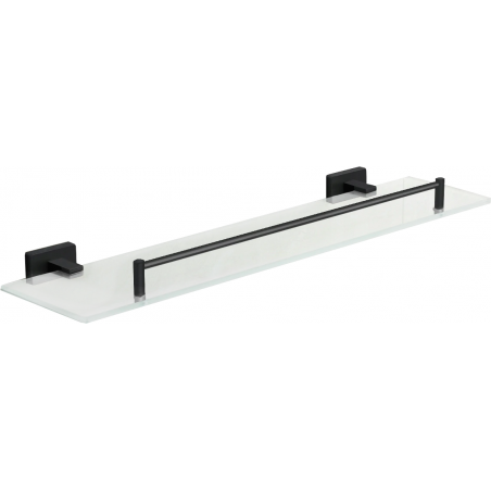 Mexen Arno hängande glasshylla, svart - 7020737-70