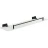 Mexen Arno hangende glazen plank, zwart - 7020737-70