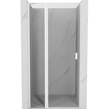 Mexen Mist drzwi prysznicowe uchylne 70 cm, transparent, białe - 8A4-070-000-20-00