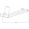 Mexen Rufo étagère en verre suspendue, chrome - 7050937-00