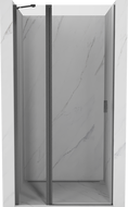 Mexen Mist drzwi prysznicowe uchylne 105 cm, transparent, gun gray szczotkowany - 8A4-105-000-66-00