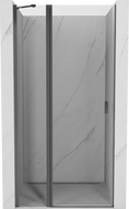 Mexen Mist drzwi prysznicowe uchylne 70 cm, transparent, gun metal - 8A4-070-000-95-00